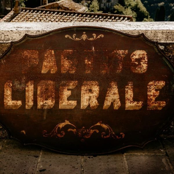 Antica insegna storica PARTITO LIBERALE