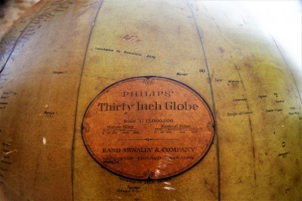 Grande antico globo terrestre Philips - immagine 3