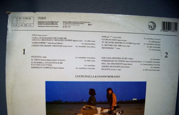 Lucio Dalla Gianni Morandi 'Dalla - Morandi' Lp 33 giri - immagine 3