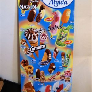 Insegna /tabella gelati Algida