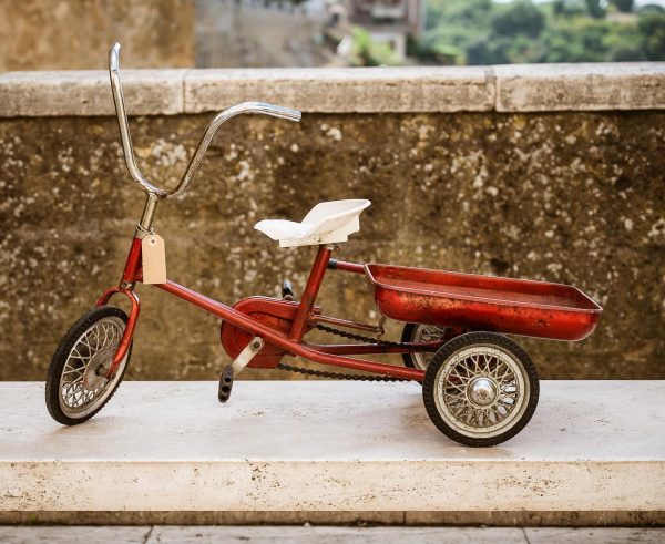 Triciclo con carrello
