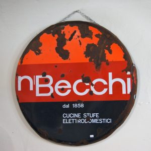 Insegna smaltata n'Becchi