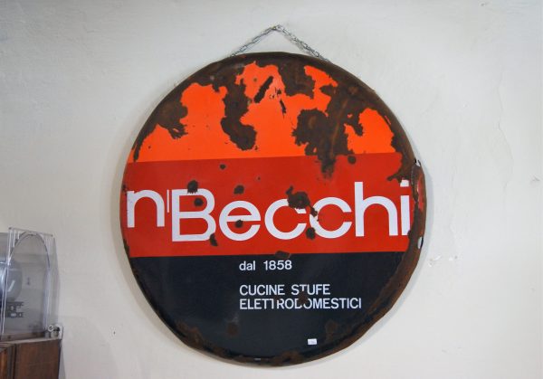 Insegna smaltata n'Becchi