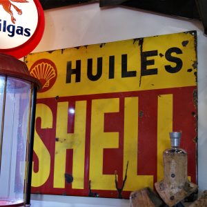 Insegna smaltata Shell