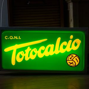 Insegna luminosa totocalcio
