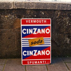 Cartello insegna Cinzano