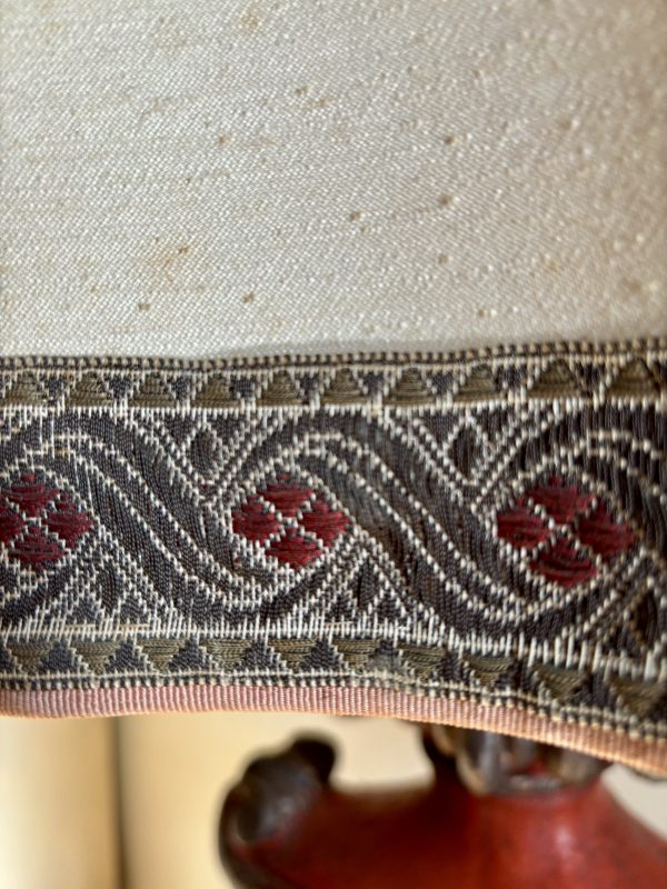 Lampada antica in legno - immagine 3