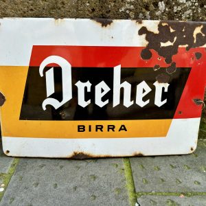 Insegna smaltata Dreher