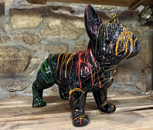 Bulldog francese statua pop art - immagine 3