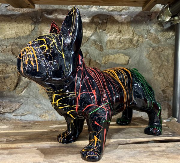 Bulldog francese statua pop art - immagine 2