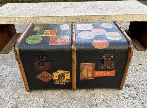 Baule anni 40 nero - immagine 2