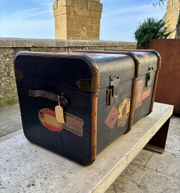 Baule anni 40 nero - immagine 3