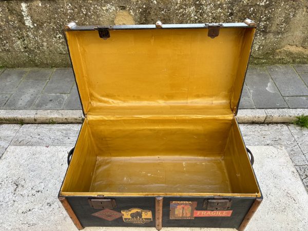 Baule anni 40 nero - immagine 6