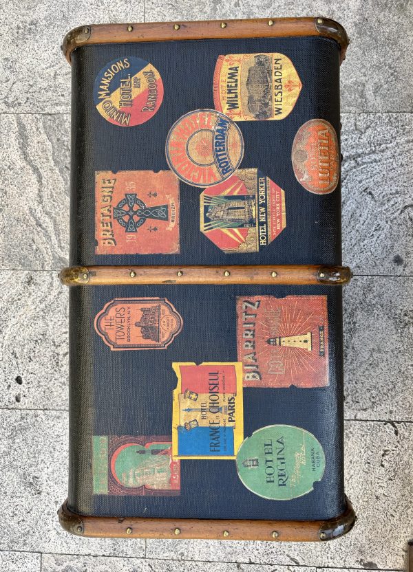 Baule anni 40 nero - immagine 5