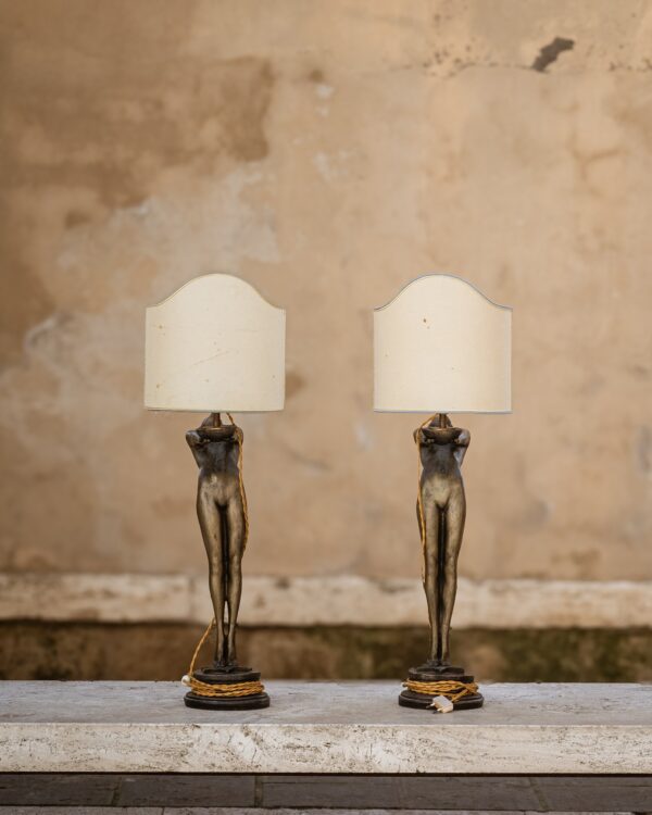 Coppia di lampade art Deco' - immagine 2