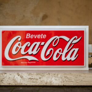 Insegna luminosa Coca Cola anni'80