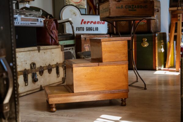 Scaletta contenitore in legno - immagine 2