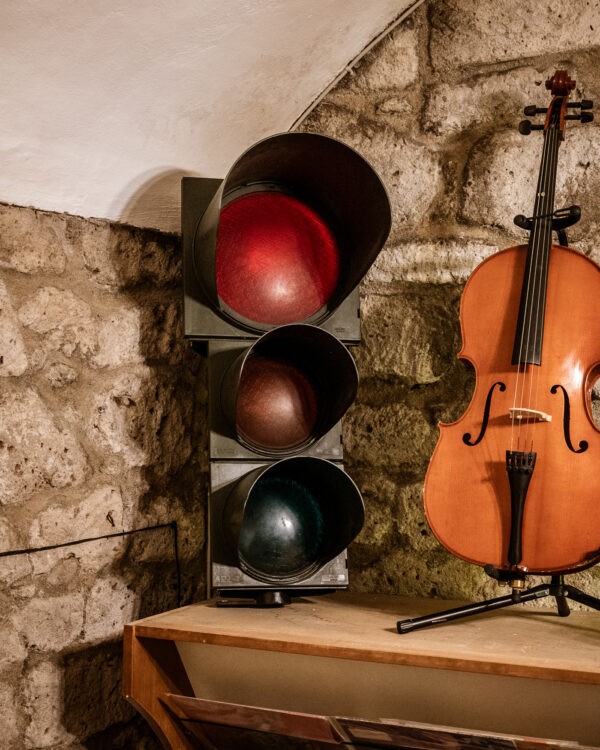 Semaforo stradale vintage