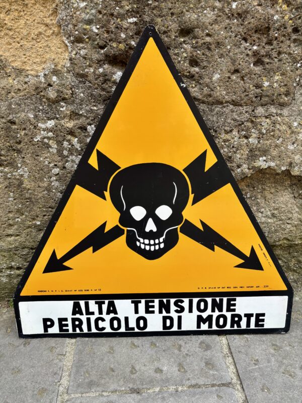 Cartello in lamiera