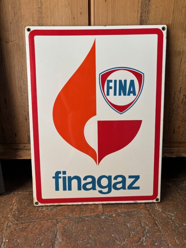 Insegna smaltata Fina