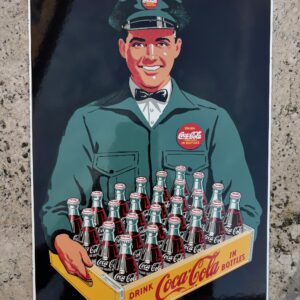 Insegna smaltata Coca Cola