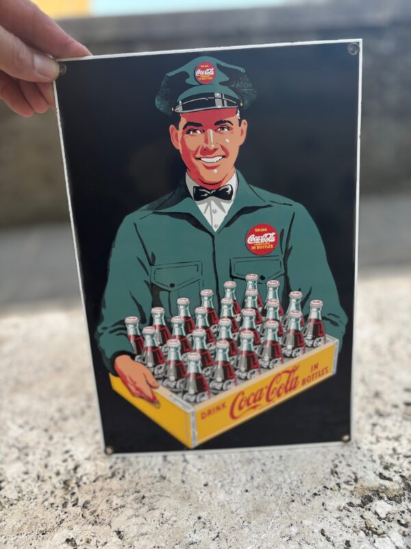 Insegna smaltata Coca Cola - immagine 2