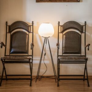 Coppia poltrone in pelle