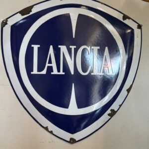 Insegna smaltata Lancia